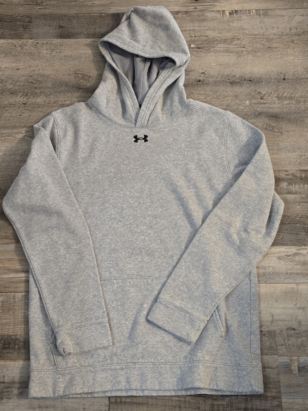 Under Armour Light Gray Boy's Pullover Hoodie